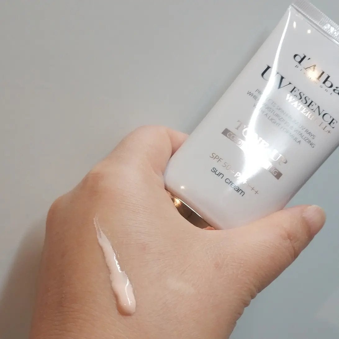 ウォータフルトーンアップサンクリーム/ダルバ/日焼け止めクリームを使ったクチコミ(2枚目)