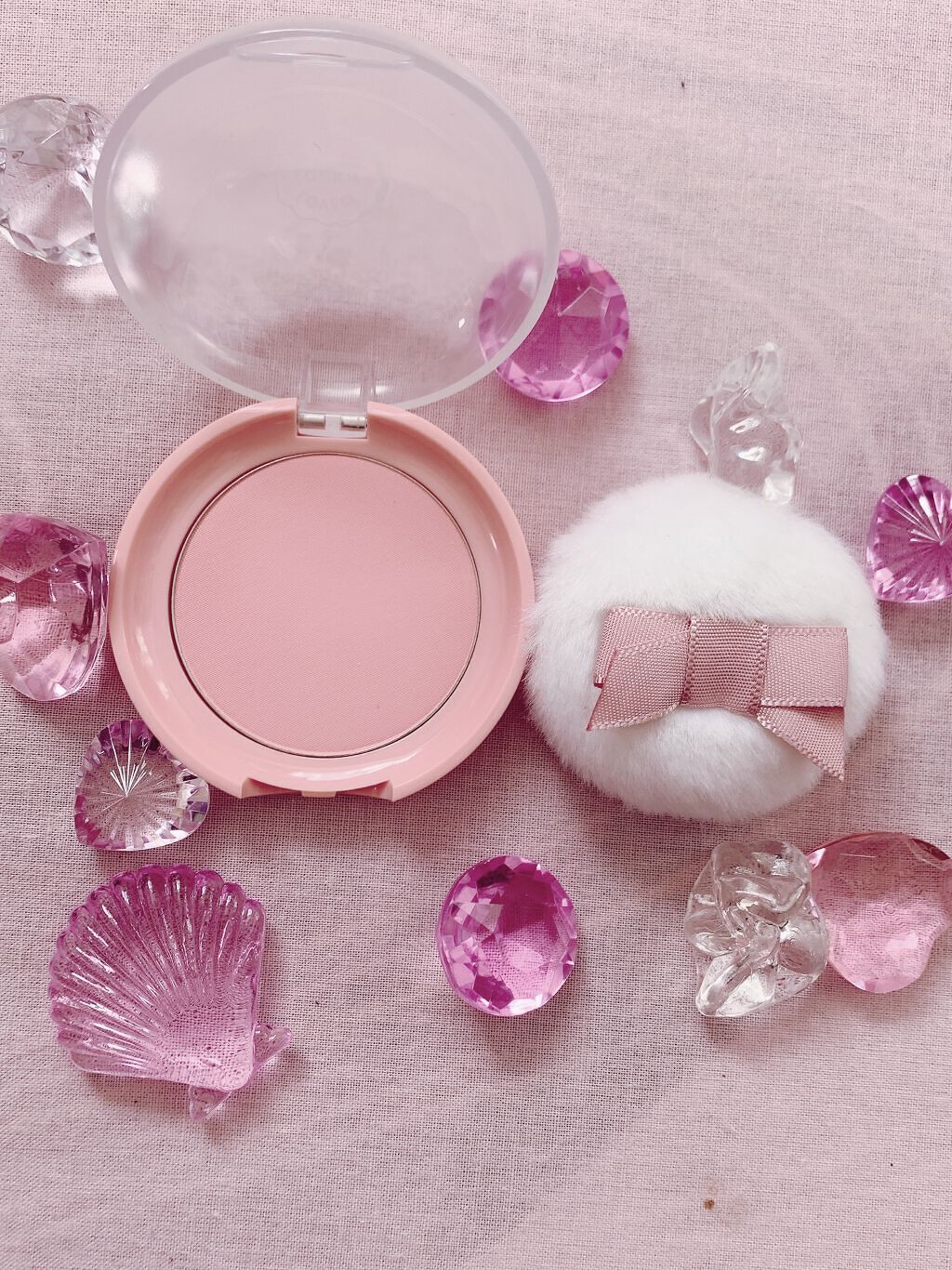 ラブリー クッキー ブラッシャー OR202/ETUDE/パウダーチークを使ったクチコミ（2枚目）