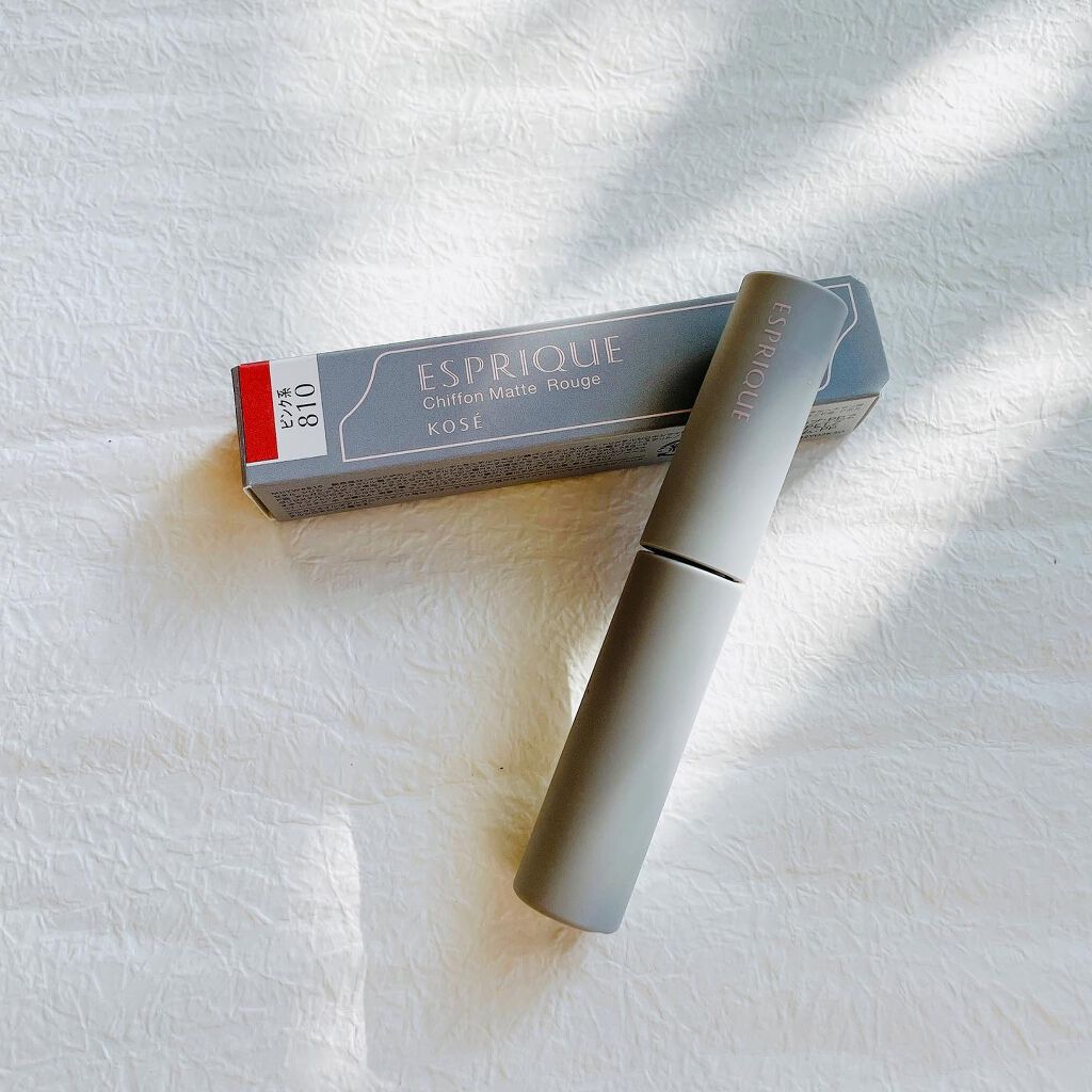 シフォンマット ルージュ/ESPRIQUE/口紅を使ったクチコミ（1枚目）