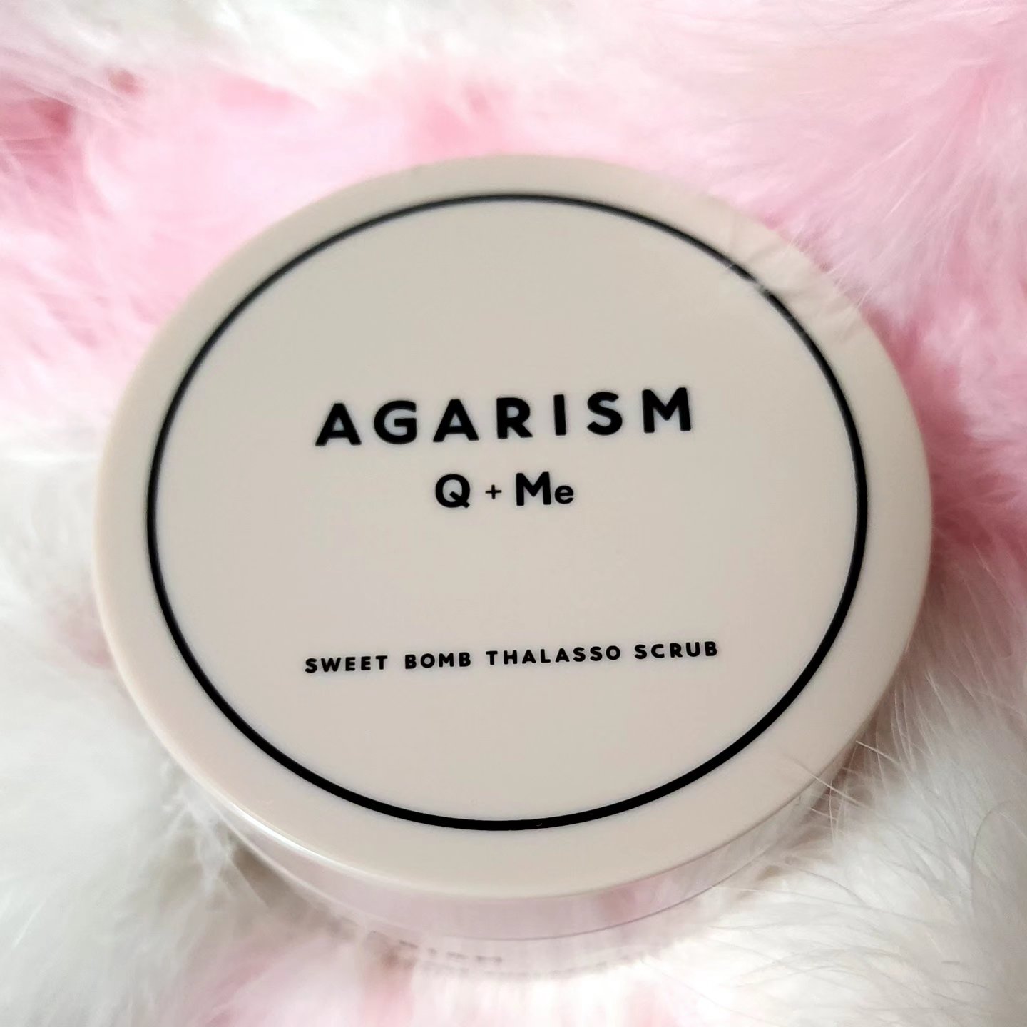 Q+Me スウィート ボム タラソ スクラブ/AGARISM/バストケア・ヒップケアを使ったクチコミ（1枚目）