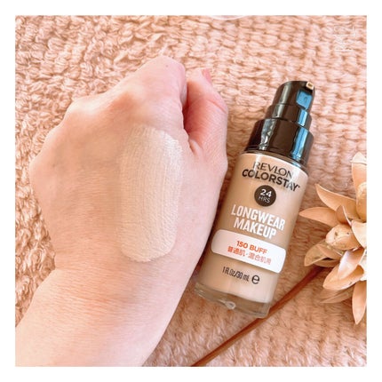カラーステイ ロングウェア メイクアップ/REVLON/リキッドファンデーションを使ったクチコミ(4枚目)