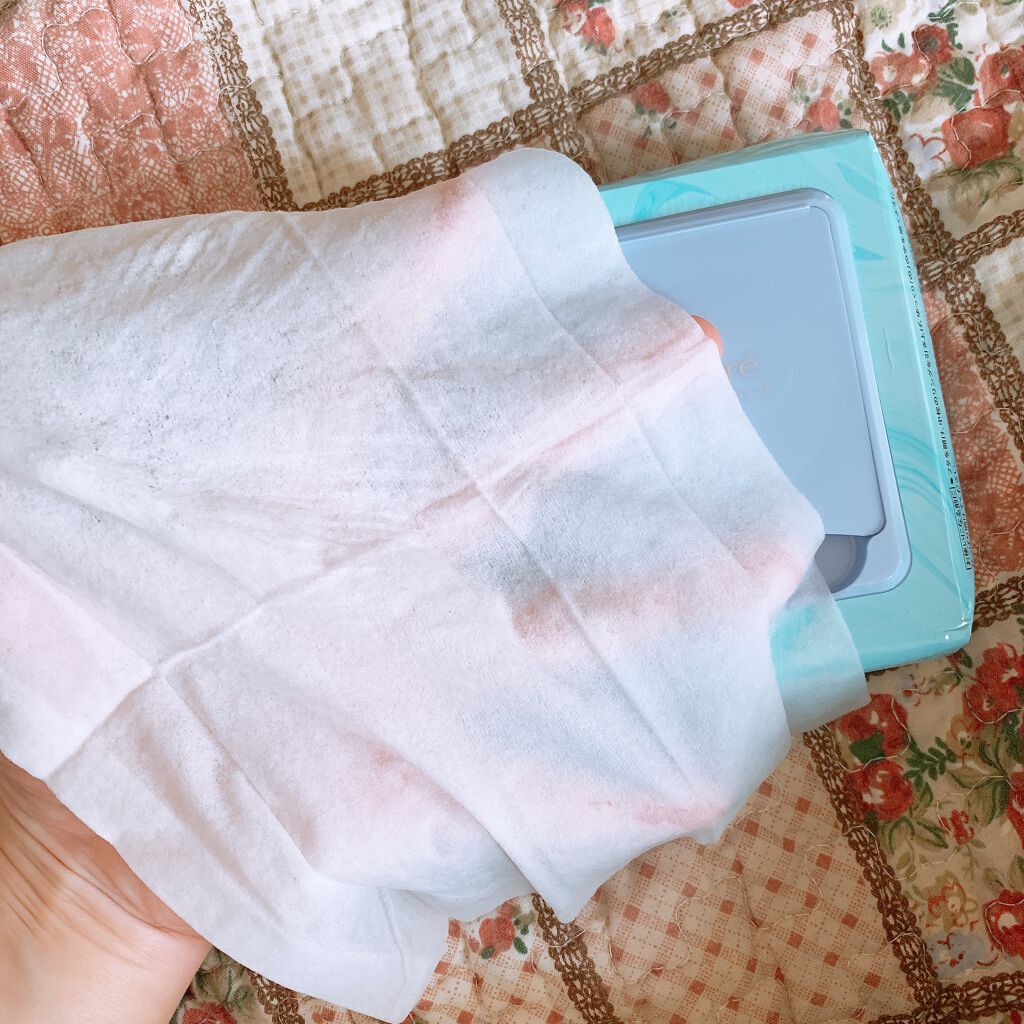 クリアふきとりシート/ビオレ/クレンジングシートを使ったクチコミ(2枚目)