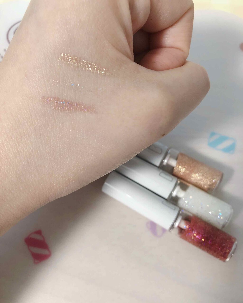 グリッターライナー/b idol/グリッターを使ったクチコミ(2枚目)