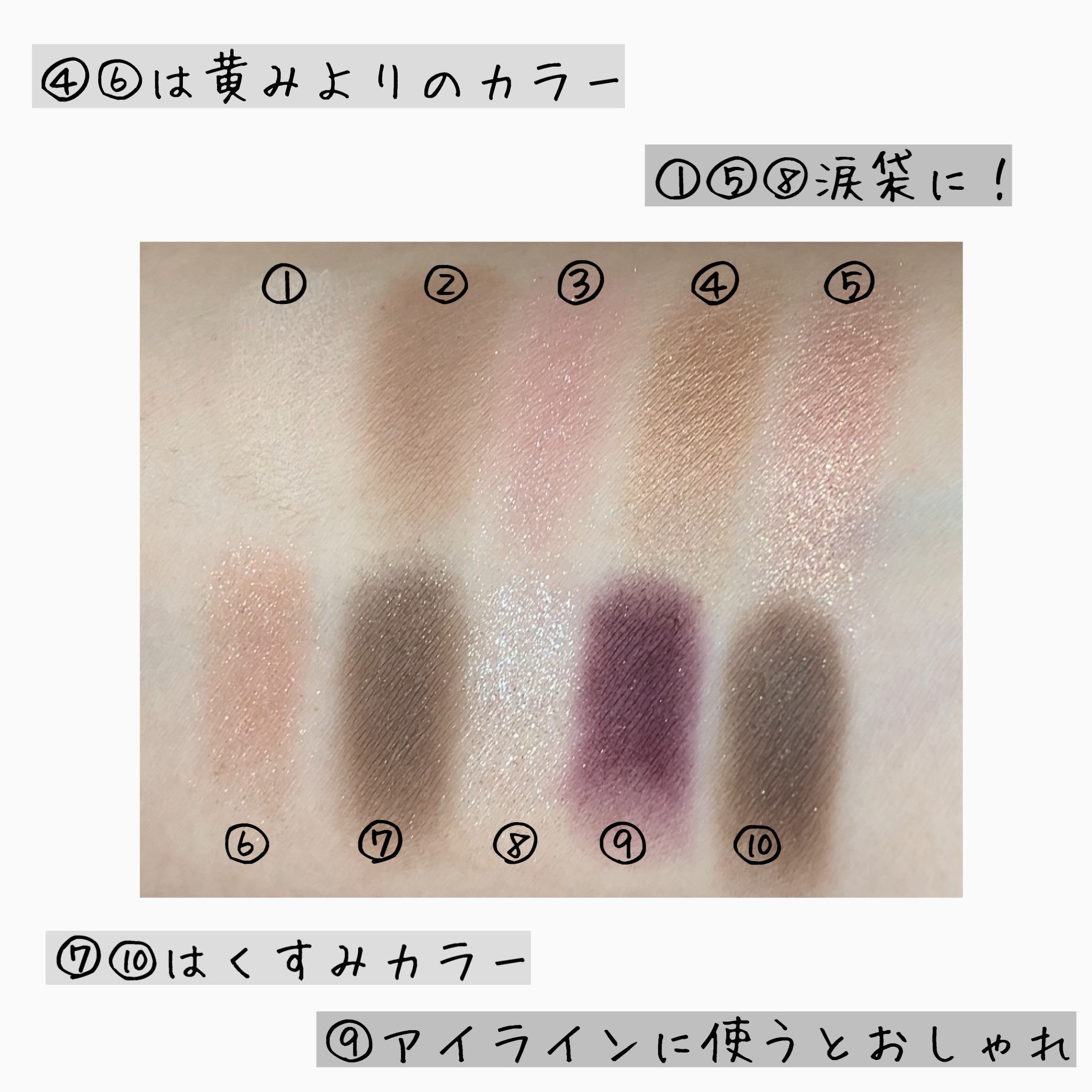 ニューデップスアイシャドウパレット 07 イン・ワンダーランド (ホリデー限定)/hince/アイシャドウパレットを使ったクチコミ（2枚目）