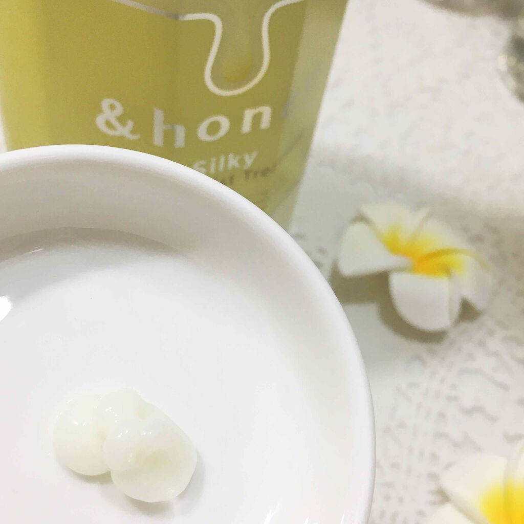 シルキー スムースモイスチャー シャンプー 1.0/ヘアトリートメント 2.0/&honey/市販シャンプーを使ったクチコミ(4枚目)