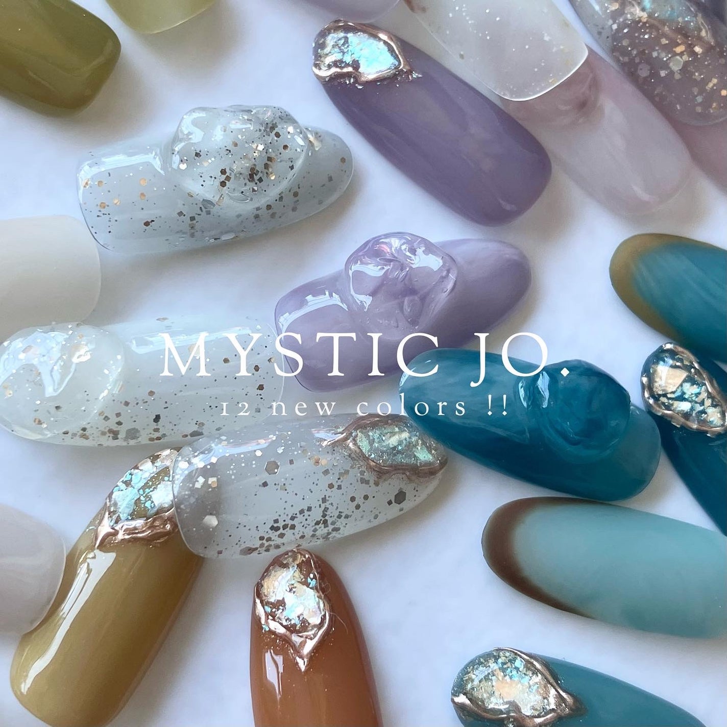 sato 🕊 self nail🫧🤍 on LIPS 「MYSTICJO.12newcolors先日発売されたミスジョ..」(1枚目)