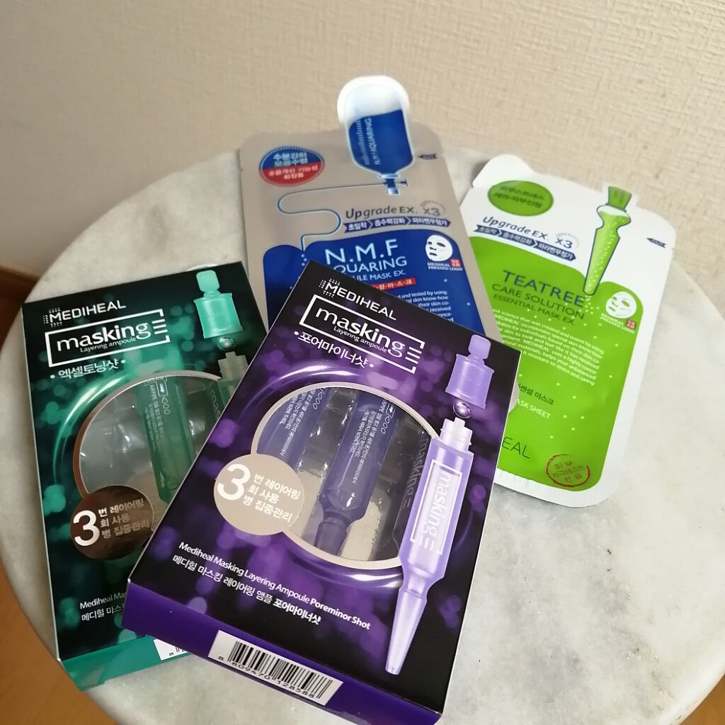 ティーツリーケアソリューション アンプルマスクJEX/MEDIHEAL/シートマスク・パックを使ったクチコミ(3枚目)