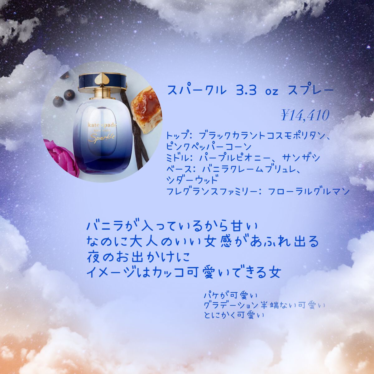 ケイト・スペード オードパルファム/ケイト・スペード ニューヨーク/香水(レディース)を使ったクチコミ(3枚目)