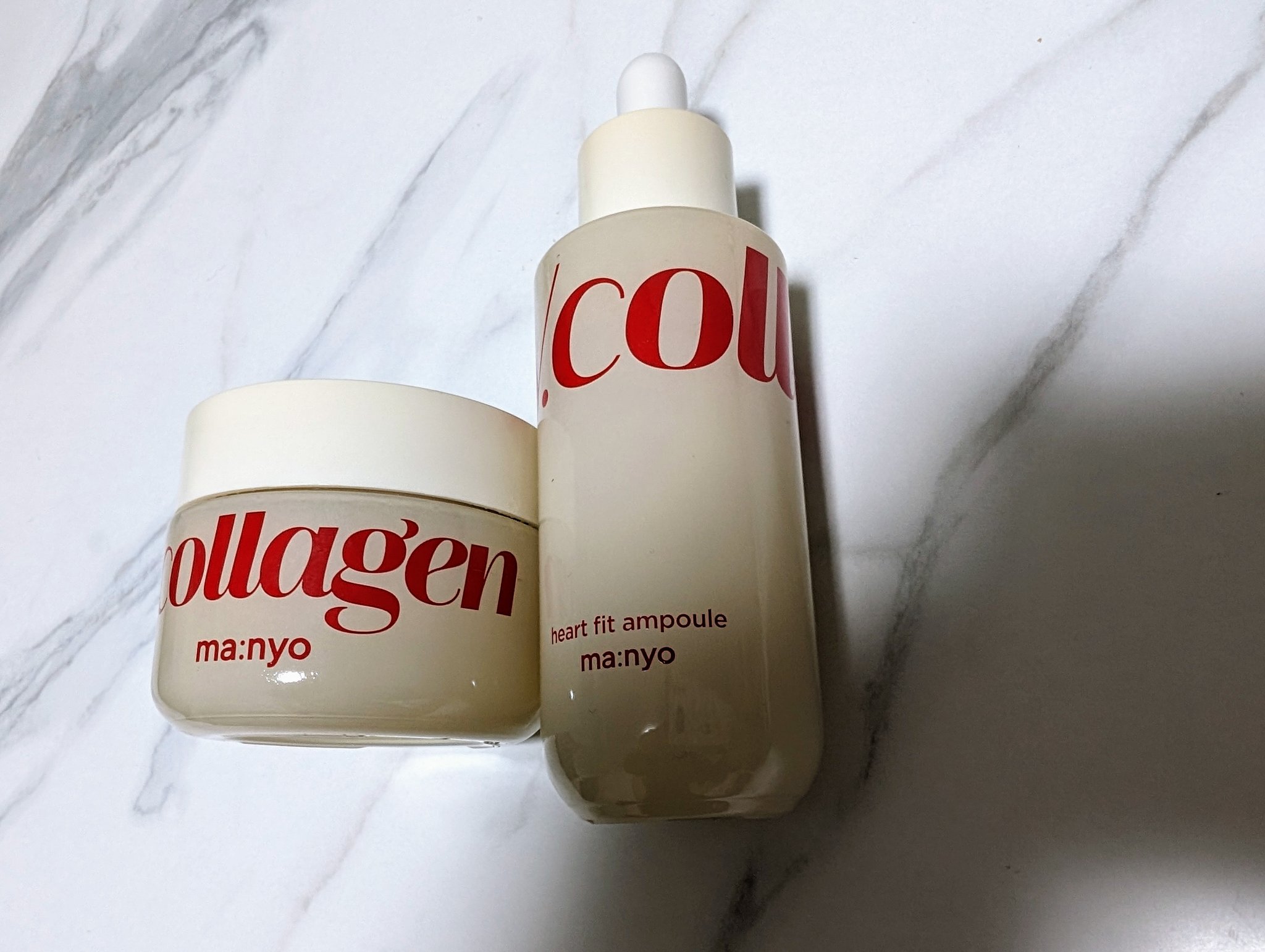  Vコラーゲン ハートフィット クリーム/manyo/フェイスクリームを使ったクチコミ（1枚目）