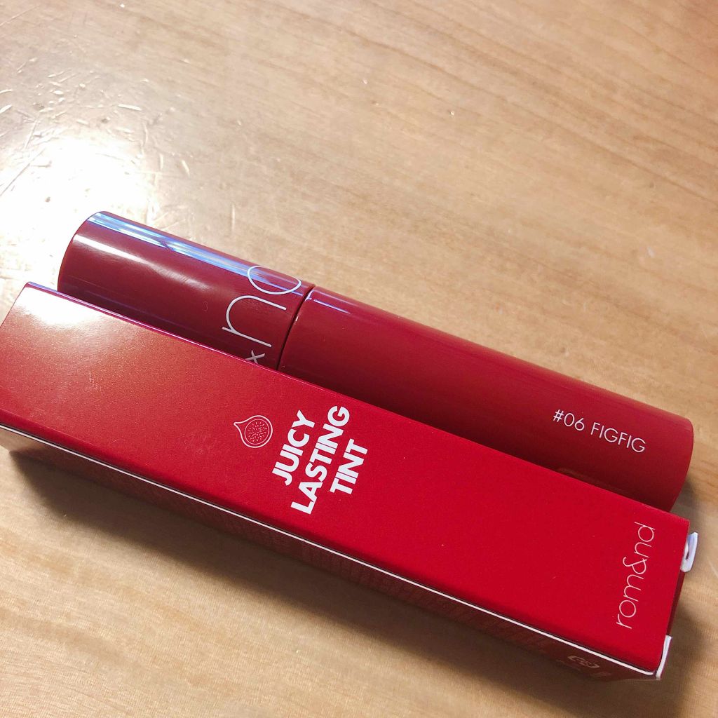 ジューシーラスティングティント/rom&nd/リップティントを使ったクチコミ(1枚目)