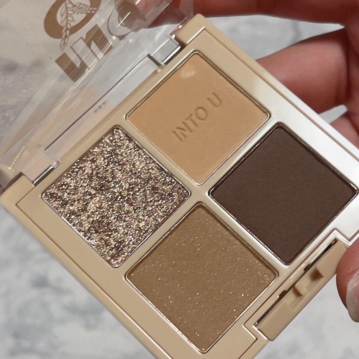テイスティングライフアイシャドウパレット/INTO U/アイシャドウパレットを使ったクチコミ(3枚目)