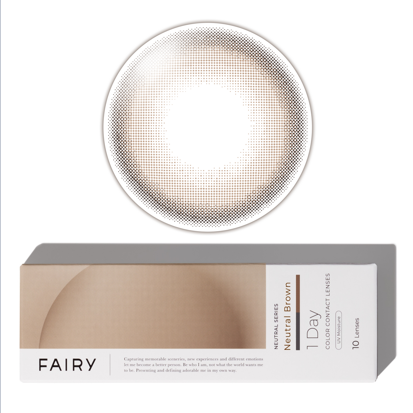 フェアリー ワンデー ニュートラルシリーズ Neutral Brown（ニュートラルブラウン）