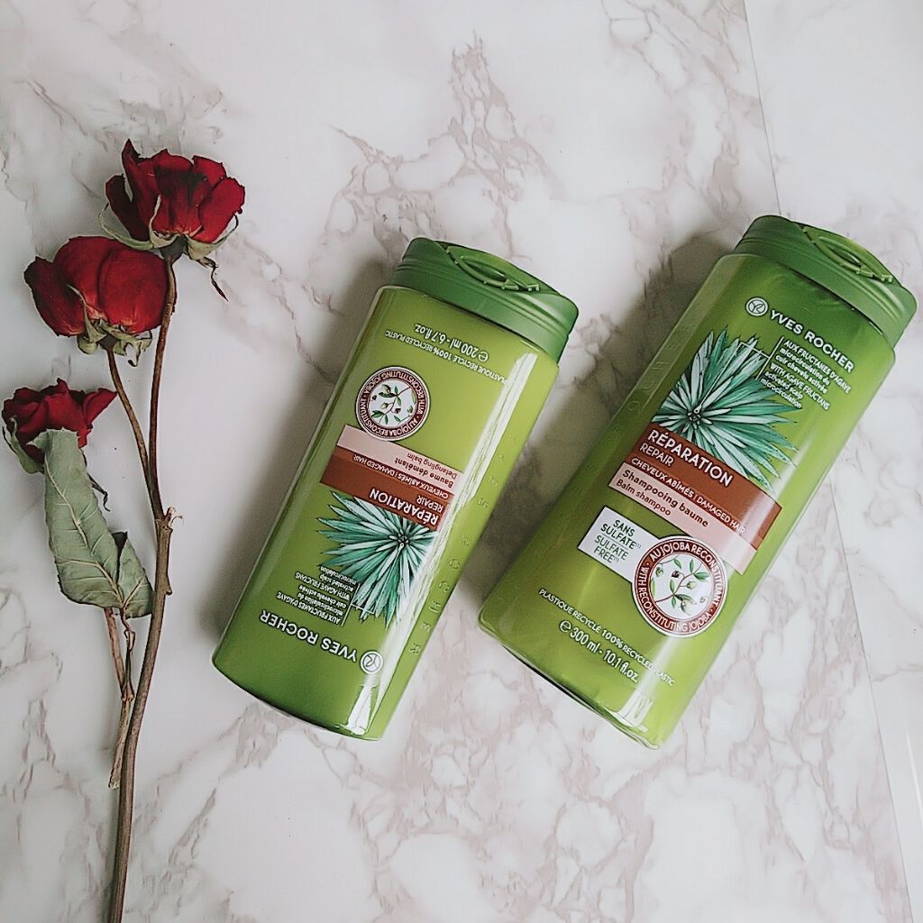 ヘルシースカルプ シャンプー リペア／コンディショナー リペア/イヴ・ロシェ/市販シャンプーを使ったクチコミ（1枚目）