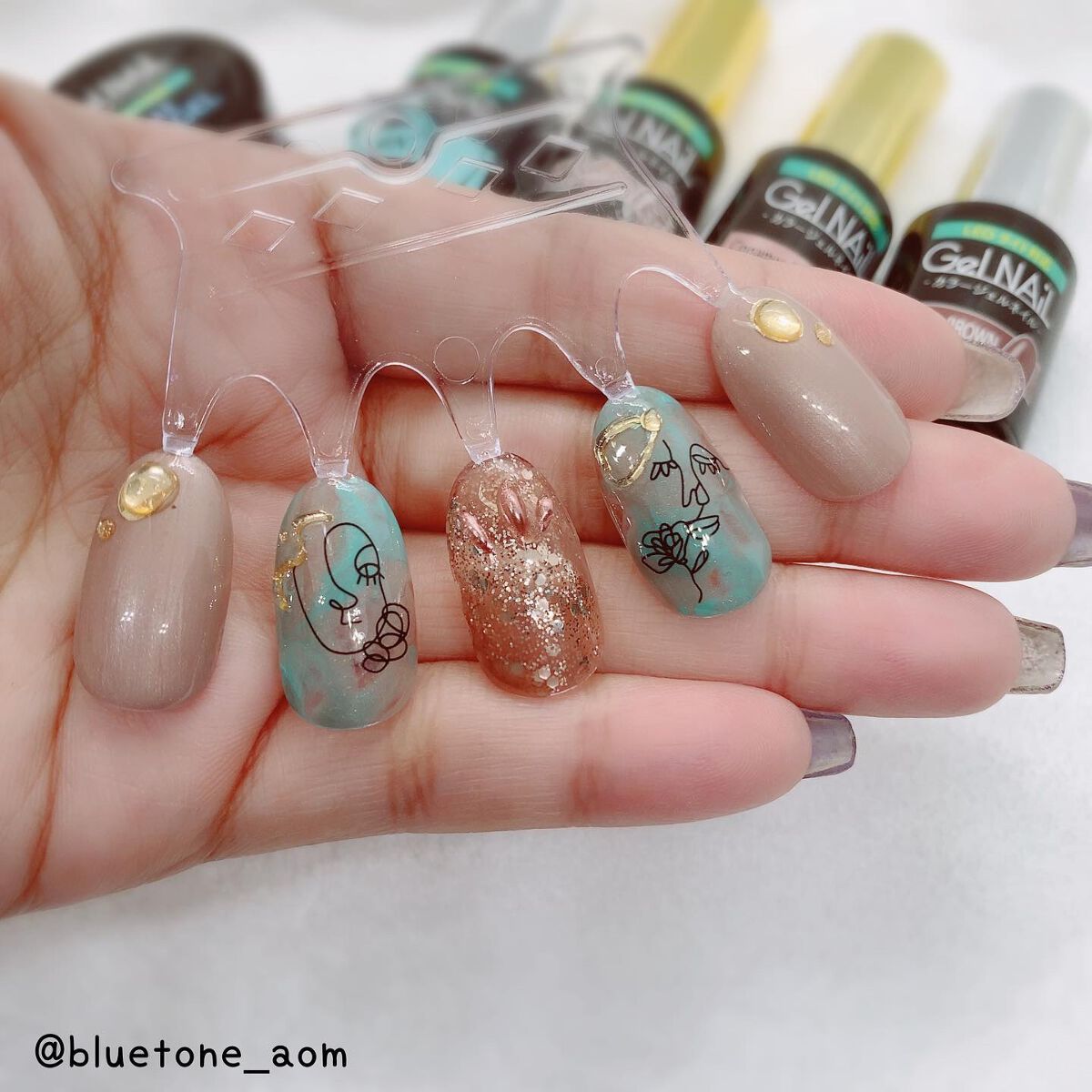 ジェルネイル（ライト対応）/セリア/ジェルネイルを使ったクチコミ（3枚目）