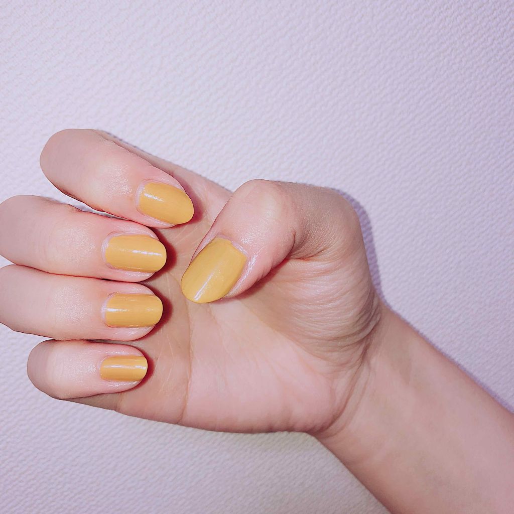 カラフルネイルズ N13 マスタード /キャンメイク/マニキュアを使ったクチコミ（2枚目）