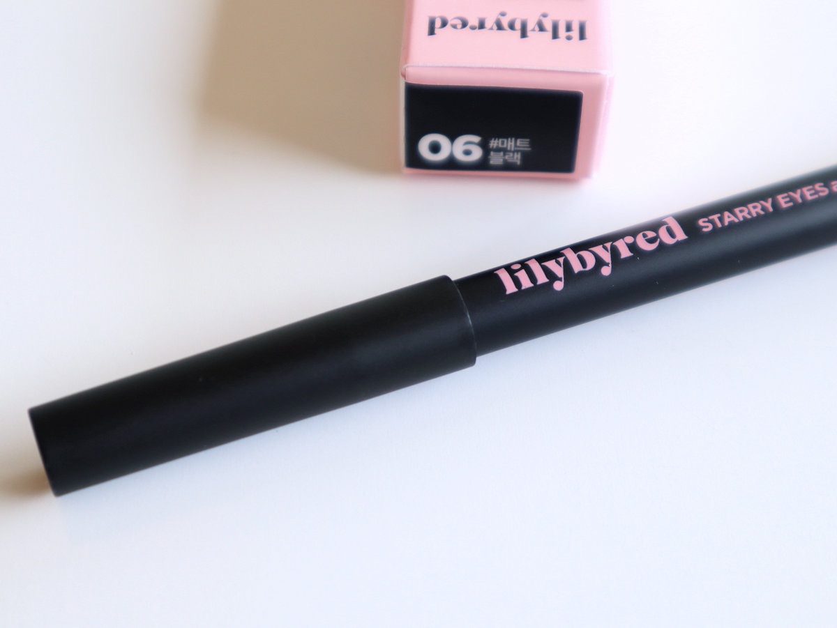 Starry Eyes Am9 to Pm9 Gel Eyeliner 06 #Matt Black/lilybyred/ジェルアイライナーを使ったクチコミ（2枚目）