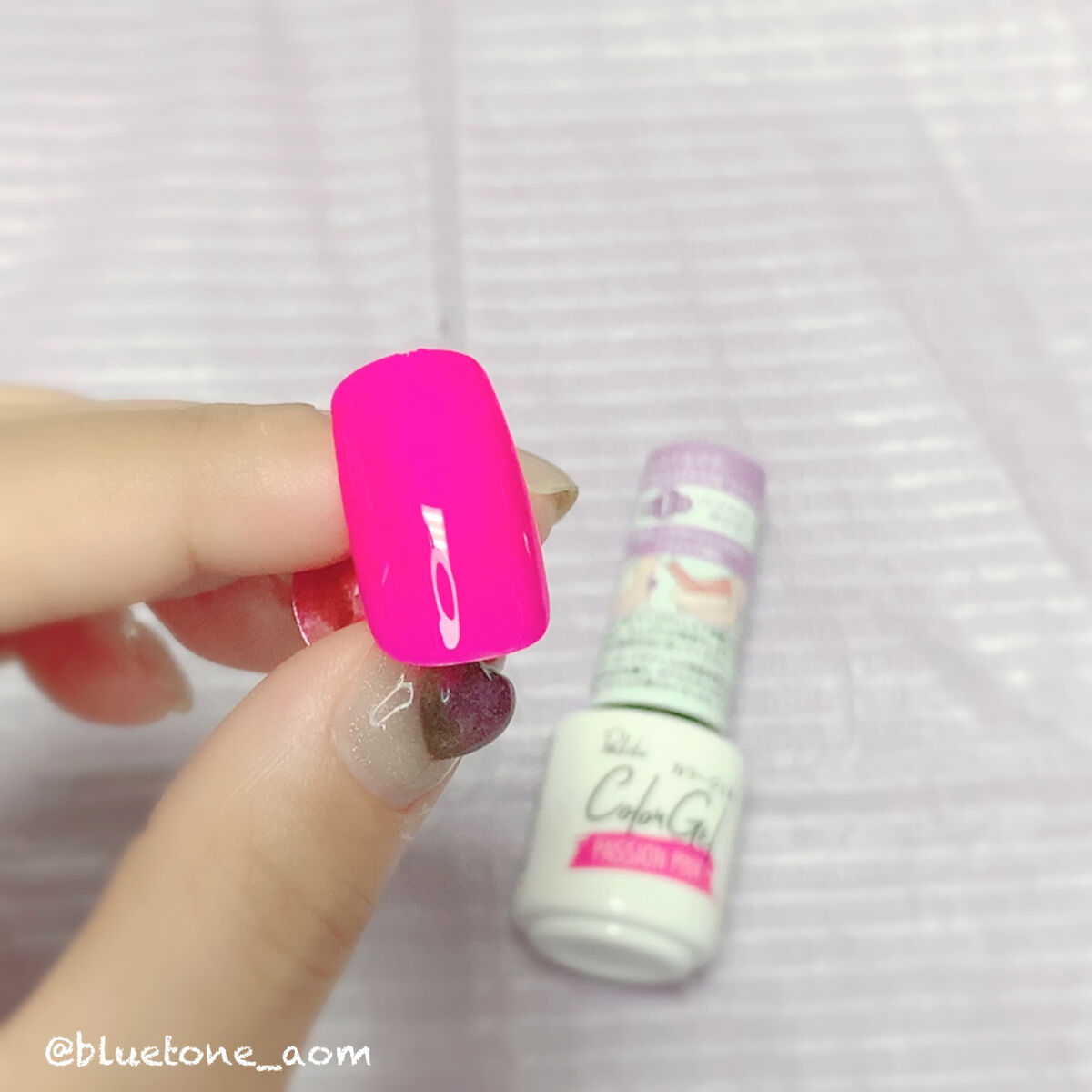 パル カラージェル/キャンドゥ/ジェルネイルを使ったクチコミ（3枚目）