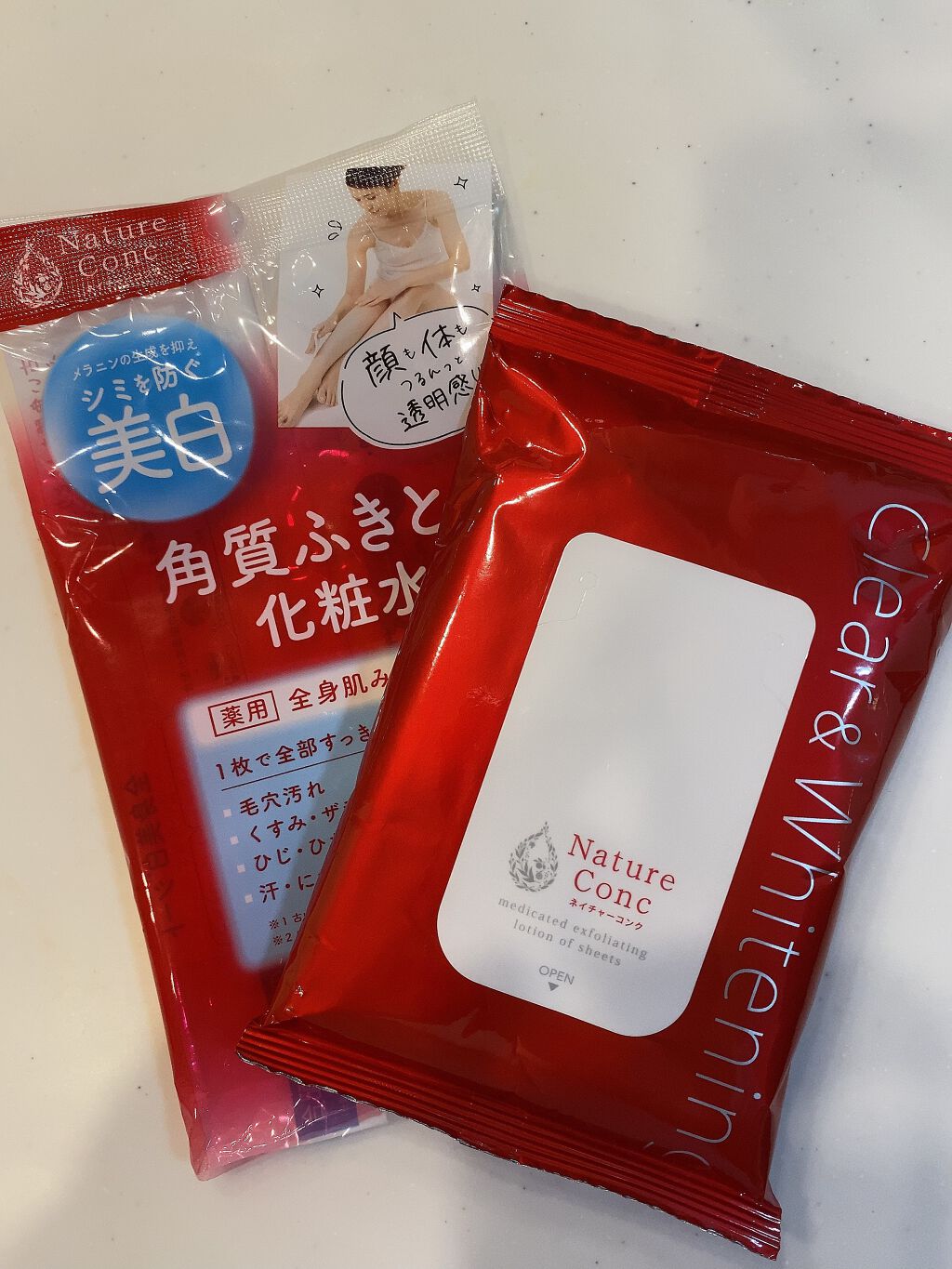 ネイチャーコンク 薬用 ふきとり化粧水シート/ネイチャーコンク/トナーパッドを使ったクチコミ(2枚目)