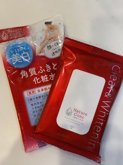 ネイチャーコンク 薬用 ふきとり化粧水シート/ネイチャーコンク/トナーパッドを使ったクチコミ(2枚目)