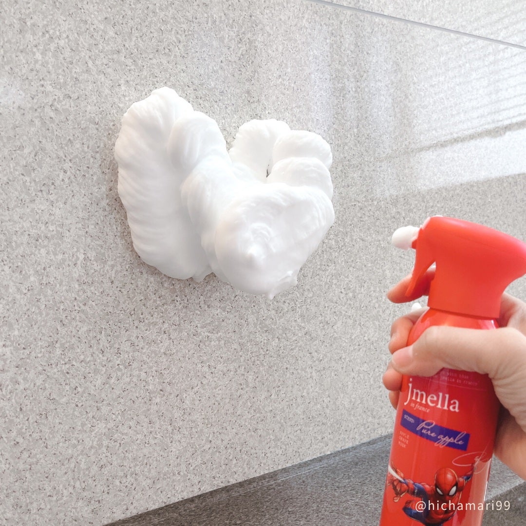 ジェイメラ レッドホイップHFBソープ/スパイダーマン/jmella/泡洗顔を使ったクチコミ(6枚目)