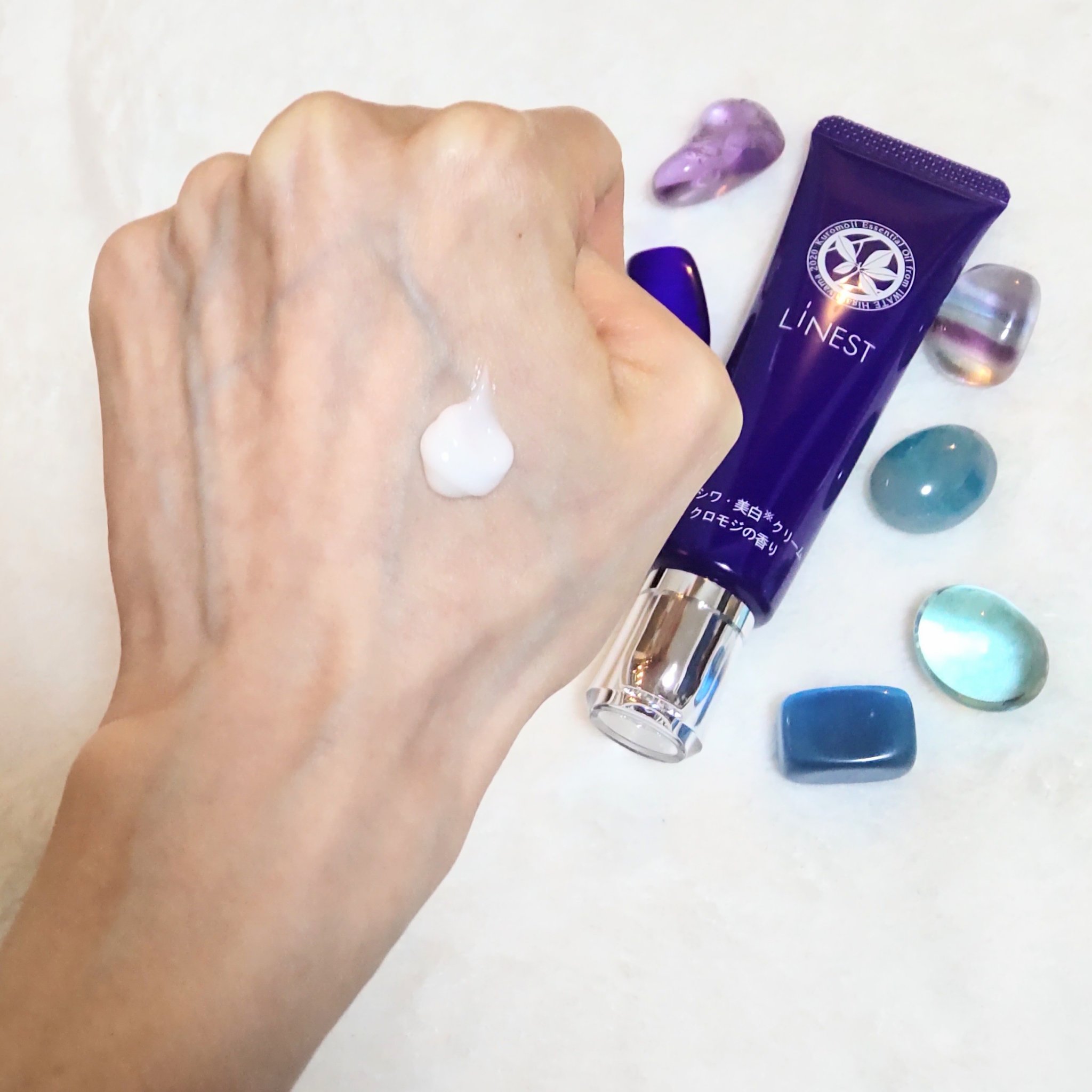 薬用リネスト シワ美白クリーム クロモジの香り/LiNEST/フェイスクリームを使ったクチコミ（2枚目）