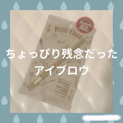 プチシュー ペンシル&パウダーアイブロウ ベリーブラウン/Petit Chou/アイブロウペンシルを使ったクチコミ(1枚目)