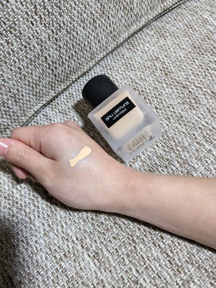 (旧)アンリミテッド ラスティング フルイド/shu uemura/リキッドファンデーションを使ったクチコミ(3枚目)