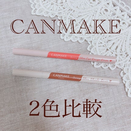 3wayスリムアイルージュライナー/キャンメイク/リキッドアイライナーを使ったクチコミ(1枚目)