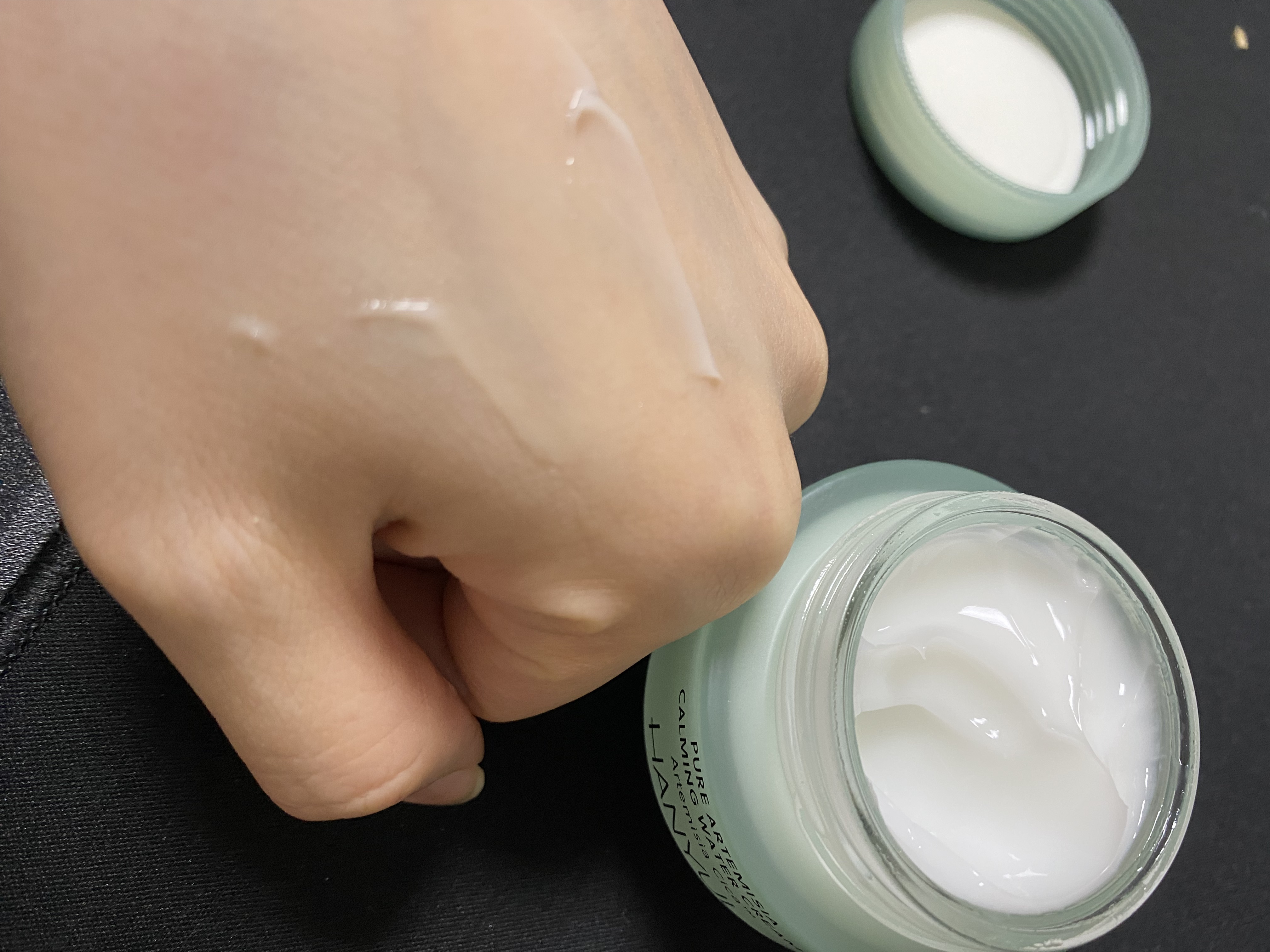 ピュアアルテミシア カーミングウォータークリーム/HANYUL(ハンユル)/フェイスクリームを使ったクチコミ（3枚目）