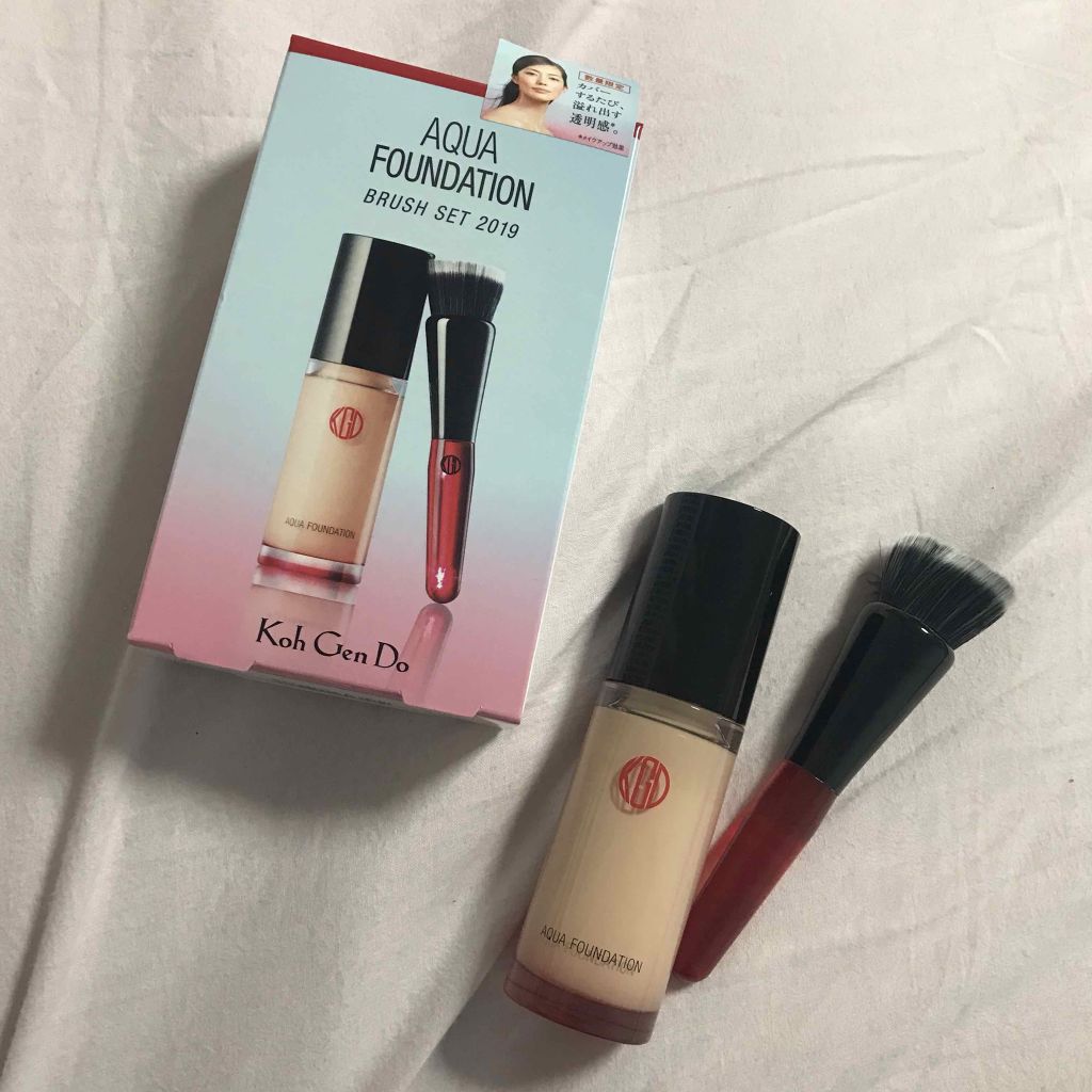 マイファンスィー アクアファンデーション/Koh Gen Do/リキッドファンデーションを使ったクチコミ(1枚目)