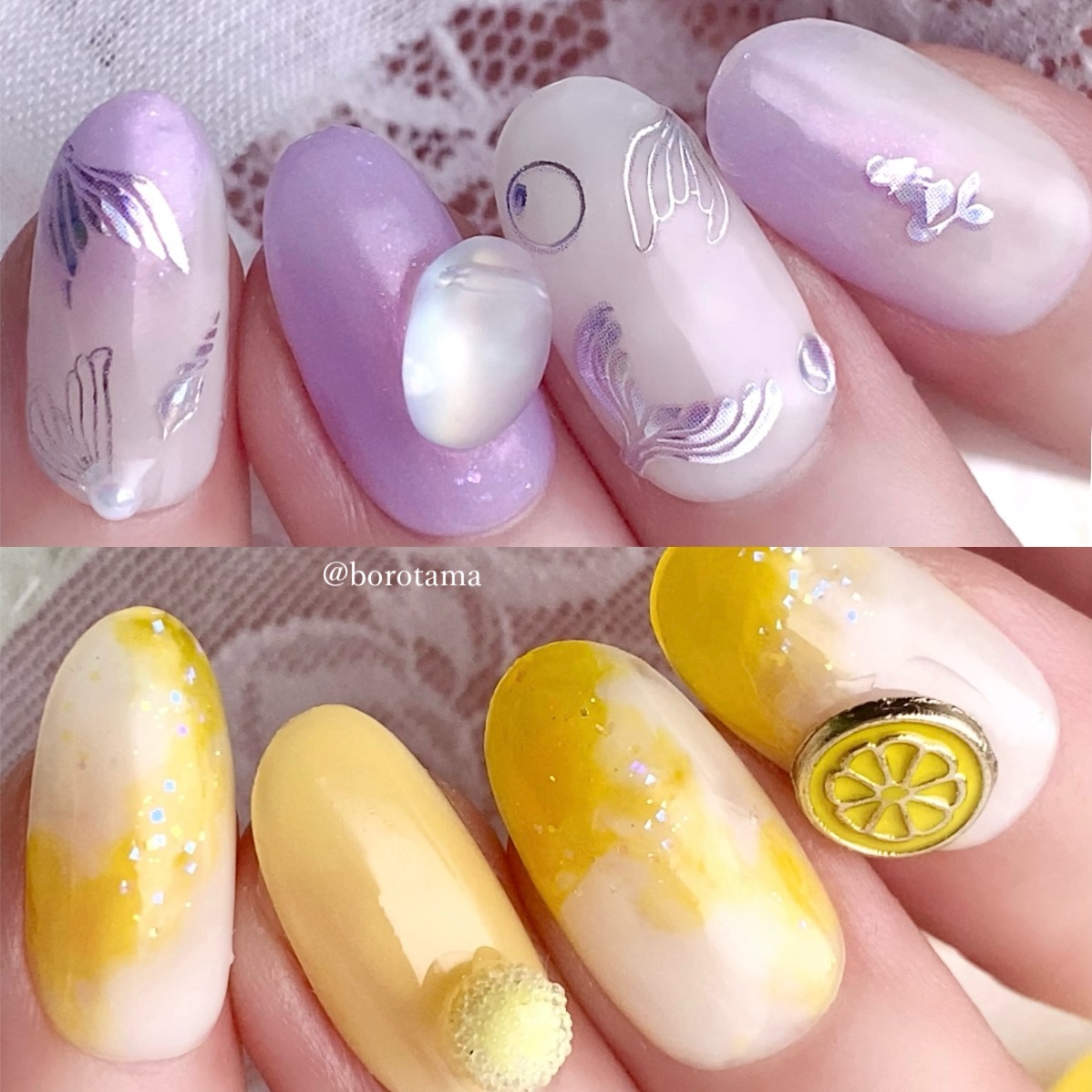 水転写ネイルシール/DAISO/ネイルシールを使ったクチコミ（2枚目）