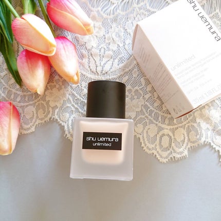 (旧)アンリミテッド ラスティング フルイド/shu uemura/リキッドファンデーションを使ったクチコミ(1枚目)