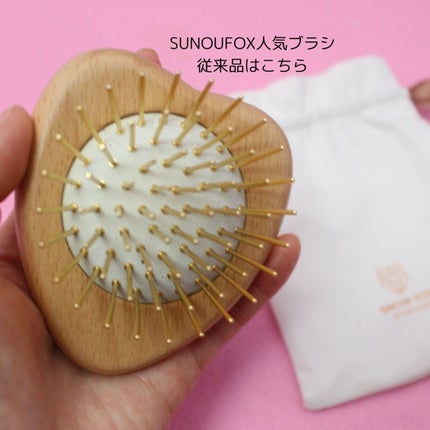 プレミアム FOX カッサ ゴースト ヘアブラシ ブラック/SNOW FOX SKINCARE/ヘアブラシを使ったクチコミ(8枚目)