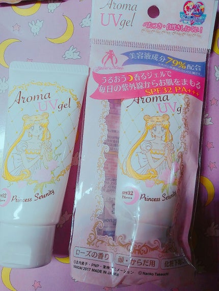 セーラームーンアロマUVジェル(からだ・顔用)/クレアボーテ/日焼け止め・UVケアを使ったクチコミ(1枚目)