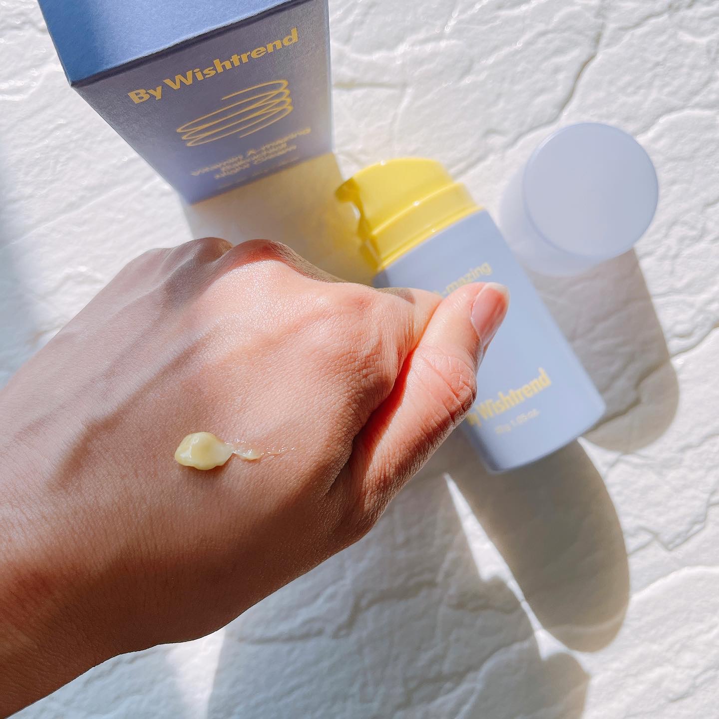 ビタミンA-mazingバクチオールナイトクリーム/By Wishtrend/フェイスクリームを使ったクチコミ（2枚目）