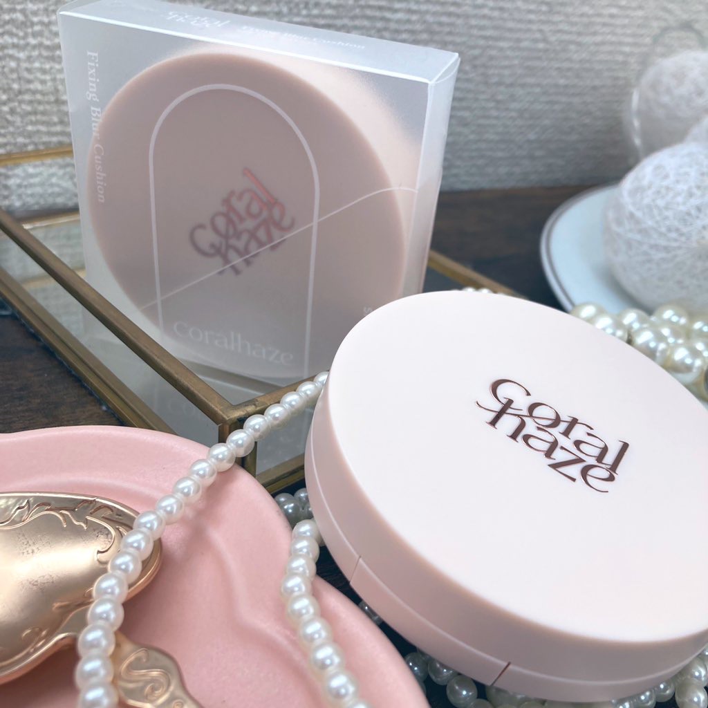 フィクシングブラークッション/Coralhaze/クッションファンデーションを使ったクチコミ（2枚目）