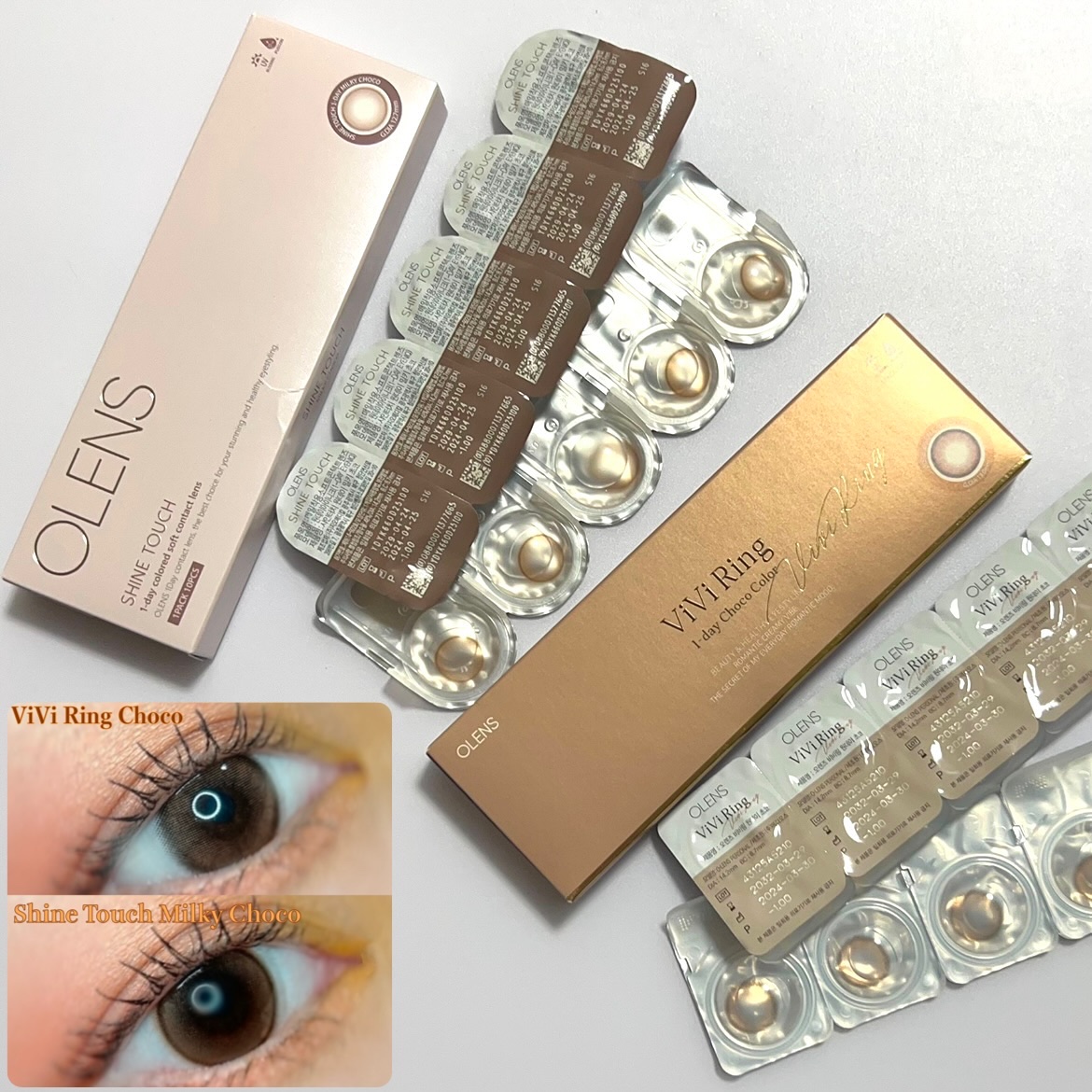 ViVi Ring 1day/OLENS/ワンデー（１DAY）カラコンを使ったクチコミ（1枚目）