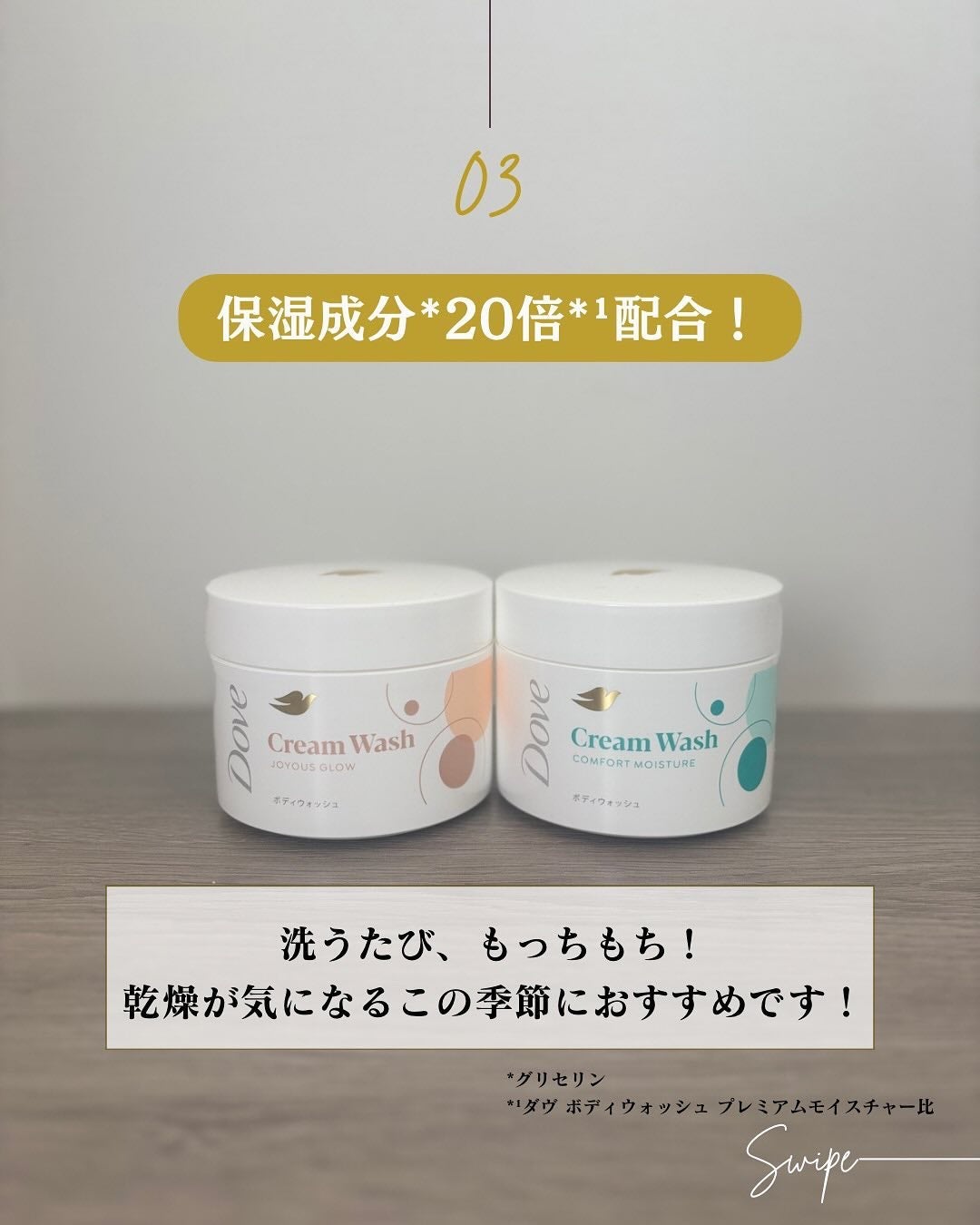 ダヴ クリームボディウォッシュ コンフォートモイスチャー/ダヴ/ボディソープを使ったクチコミ(6枚目)