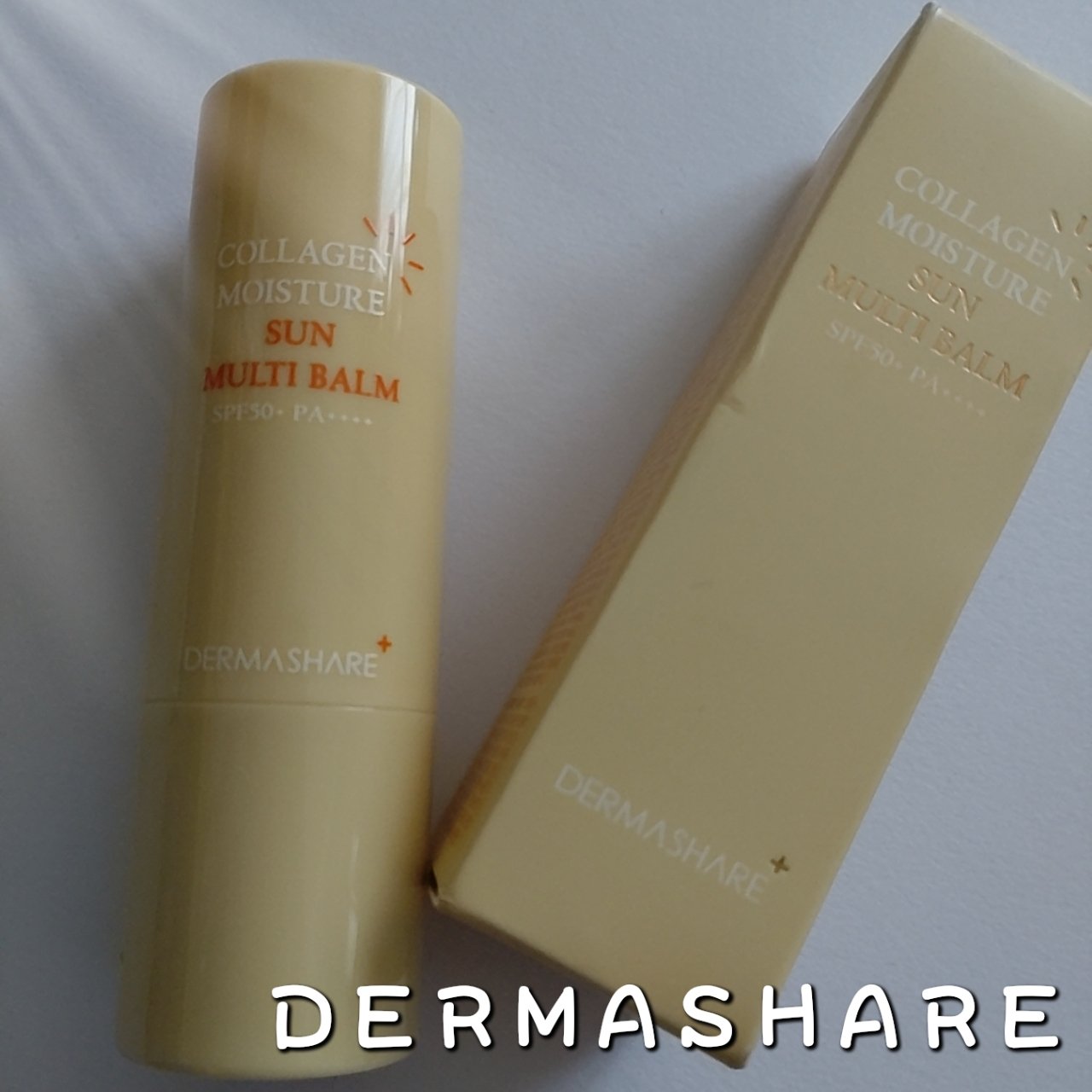 コラーゲンモイスチャーSUNマルチバーム/DERMASHARE/日焼け止めスティックを使ったクチコミ（1枚目）