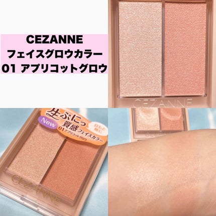 フェイスグロウカラー/CEZANNE/クリームハイライトを使ったクチコミ(4枚目)