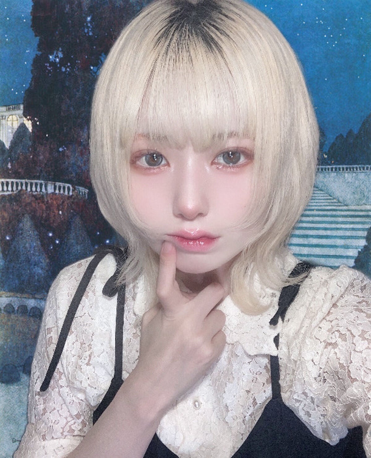 Dolly Kristin 1month/Hapa kristin/1ヶ月(1MONTH)カラコンを使ったクチコミ(4枚目)