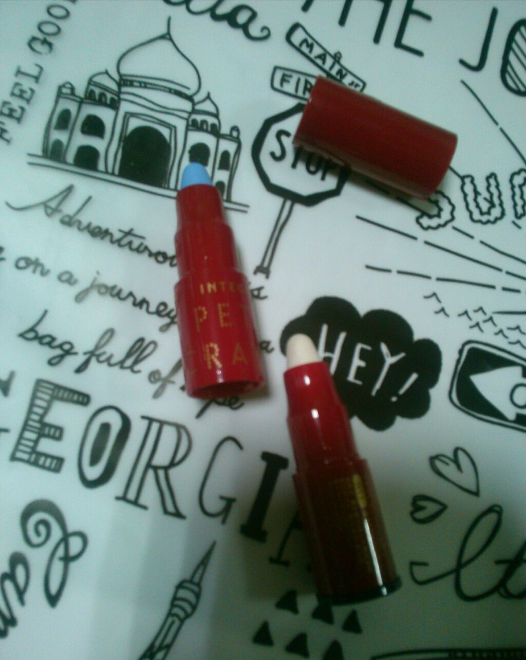 プチクレヨンアイシャドー ミニセット/インテグレート/スティックアイシャドウを使ったクチコミ（2枚目）