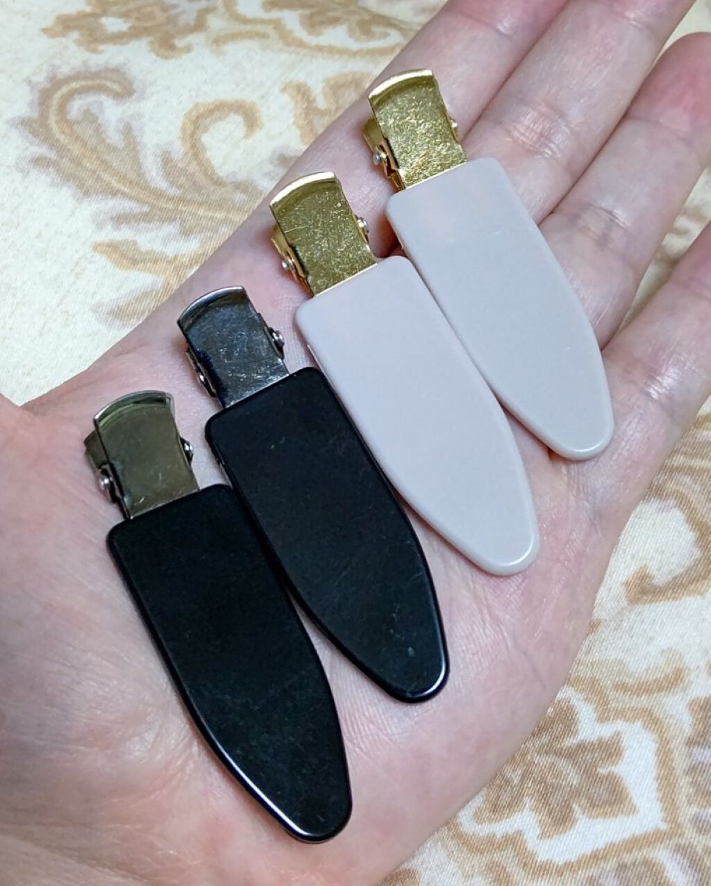 前髪クリップ/DAISO/ヘアアクセサリーを使ったクチコミ（1枚目）