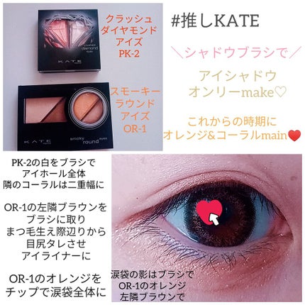スモーキーラウンドアイズ/KATE/アイシャドウパレットを使ったクチコミ(1枚目)