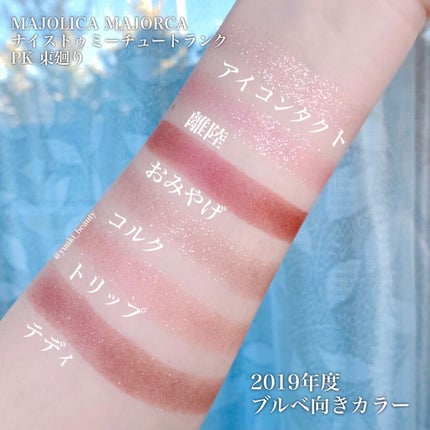 ナイストゥミーチュートランク/MAJOLICA MAJORCA/アイシャドウパレットを使ったクチコミ(4枚目)