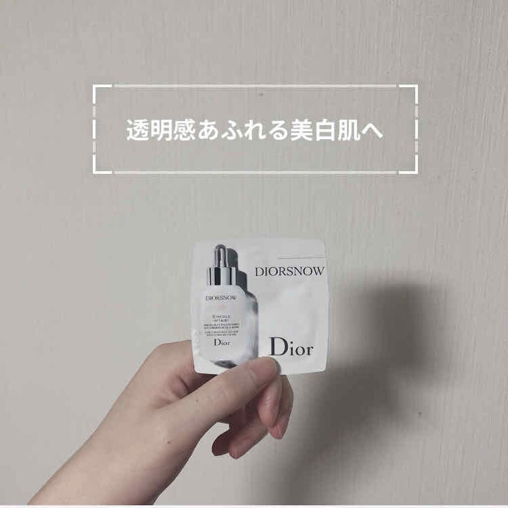 スノー エッセンス オブ ライト (医薬部外品)/Dior/美容液を使ったクチコミ(1枚目)