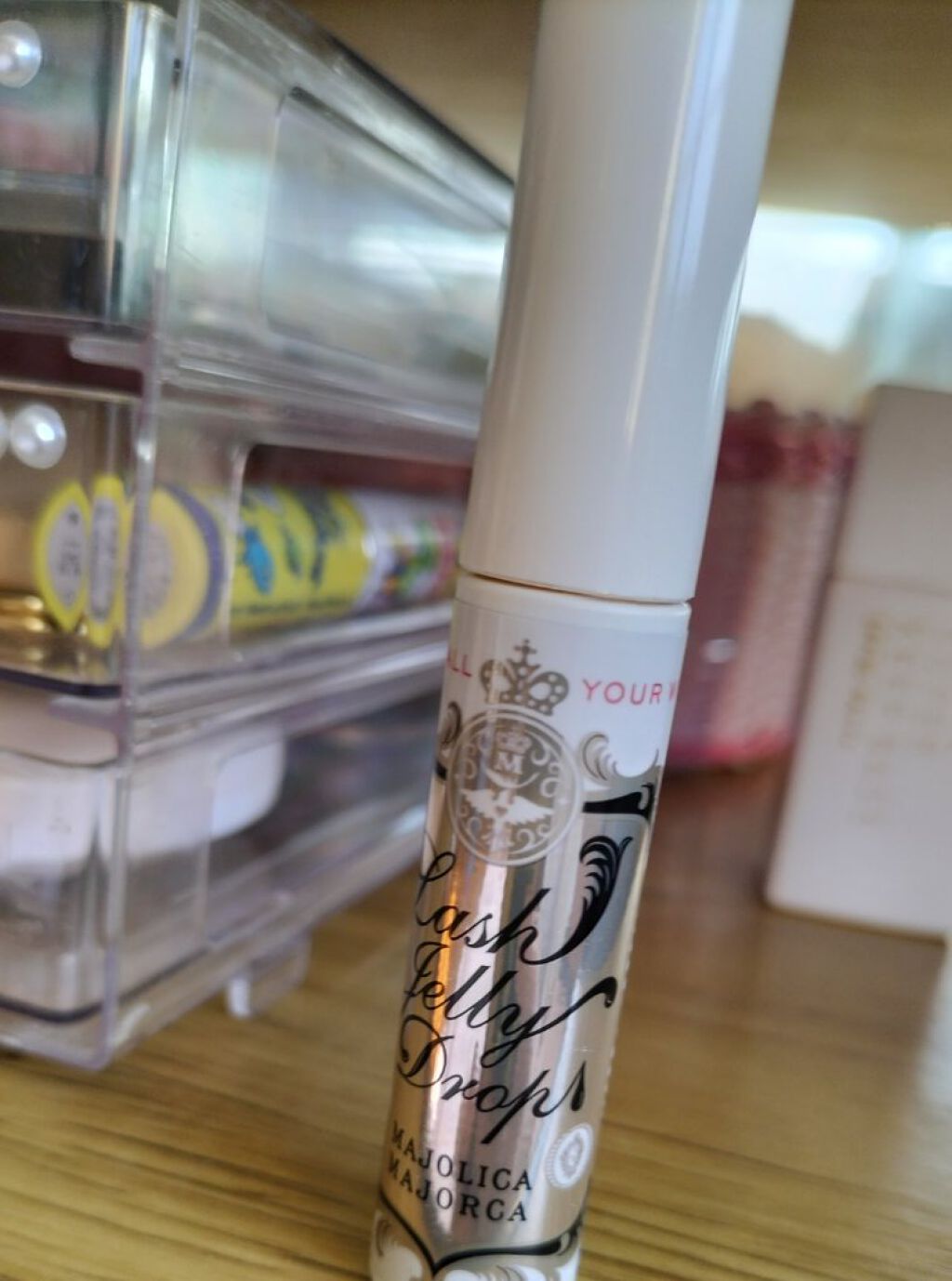 ラッシュジェリードロップ　ＥＸ/MAJOLICA MAJORCA/まつげ美容液を使ったクチコミ（1枚目）