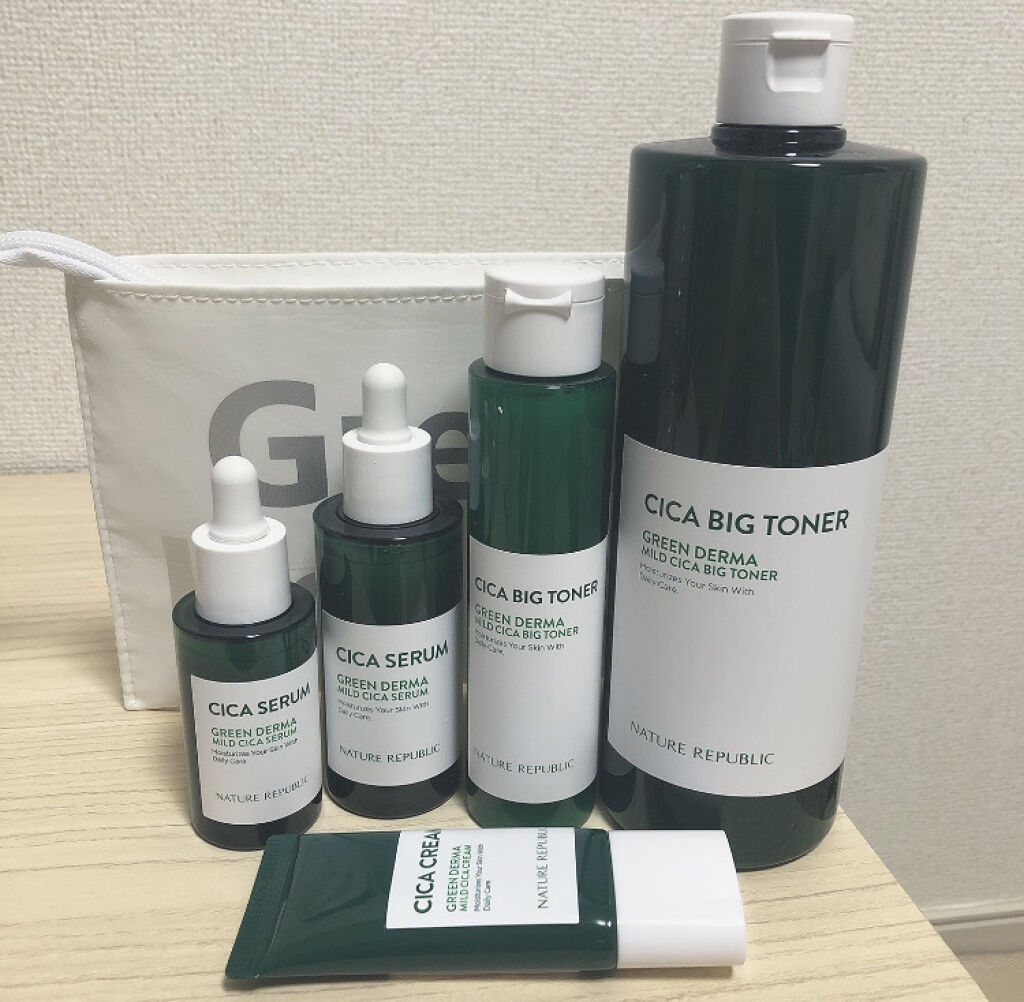 グリーン ダーマCICAビックトナー/ネイチャーリパブリック/化粧水を使ったクチコミ（1枚目）