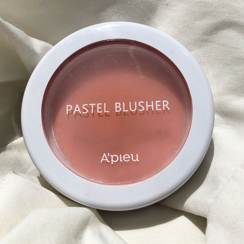 アピュー パステルブラッシャー/A’pieu/パウダーチークを使ったクチコミ（2枚目）