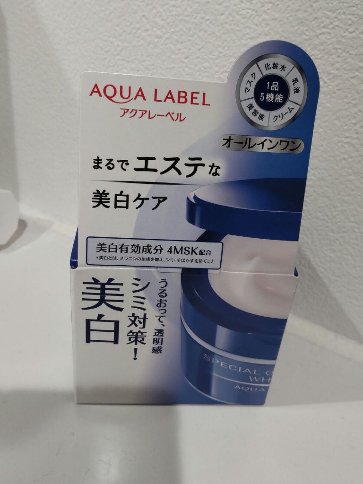 スペシャルジェルクリームA (ホワイト)(医薬部外品)/アクアレーベル/オールインワン化粧品を使ったクチコミ(1枚目)